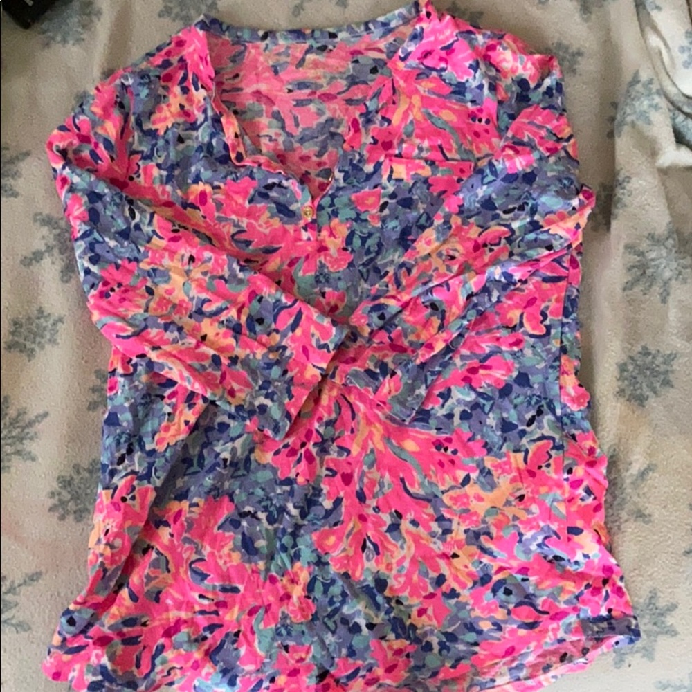 Lilly Pulitzer girls xl top xs